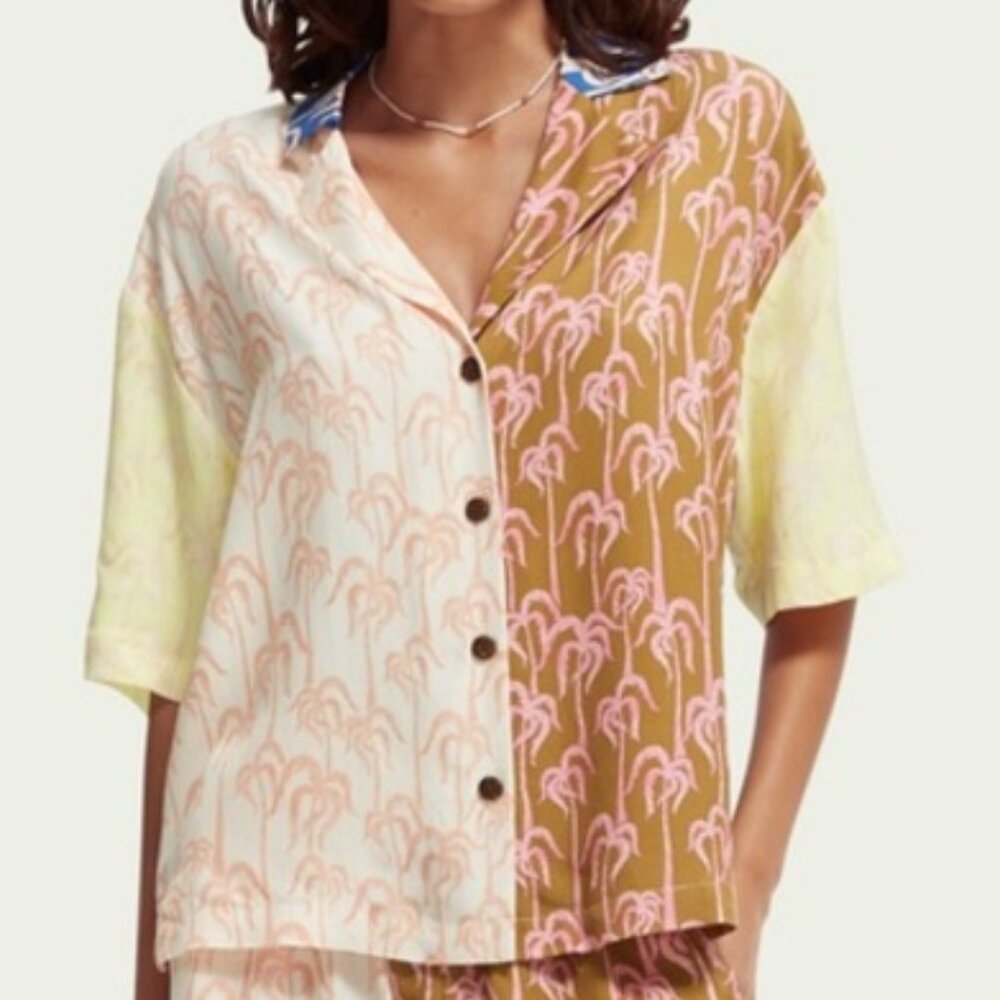 Scotch & Soda Shirt NWT Oversized Beach Shirt